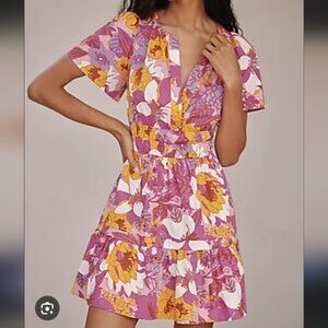 NWOT Anthropologie Somerset Mini Dress, Size XL